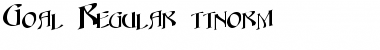 Download Goal Regular Font Title Preview