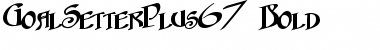 Download GoalSetterPlus67 Bold Font Title Preview