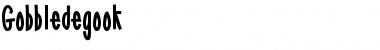 Download Gobbledegook Regular Font Title Preview