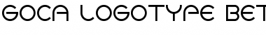 Download GOCA LOGOTYPE BETA Regular Font Title Preview