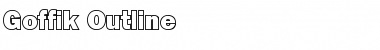 Download Goffik-Outline Heavy Font Title Preview