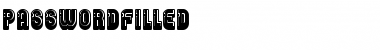 Download Password Filled Regular Font Title Preview