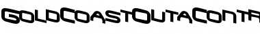 Download GoldCoastOutaControlSCapsSSK Regular Font Title Preview