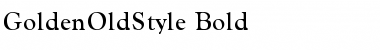 Download GoldenOldStyle Bold Font Title Preview