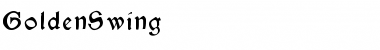 Download GoldenSwing Regular Font Title Preview