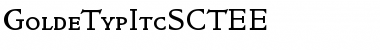 Download GoldeTypItcSCTEE Regular Font Title Preview