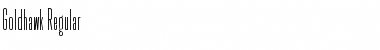 Download Goldhawk Regular Font Title Preview