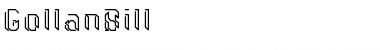 Download GollanBill Regular Font Title Preview