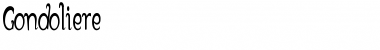 Download Gondoliere Regular Font Title Preview