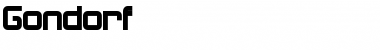 Download Gondorf Regular Font Title Preview