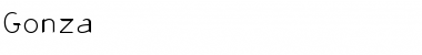 Download Gonza Medium Font Title Preview