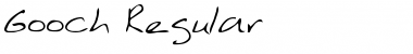 Download Gooch Regular Font Title Preview