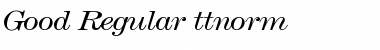 Download Good Regular Font Title Preview