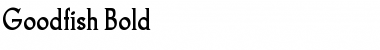 Download Goodfish Bold Font Title Preview