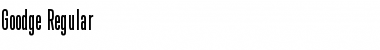 Download Goodge Regular Font Title Preview