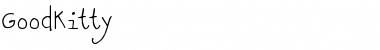 Download GoodKitty Regular Font Title Preview