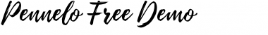 Download Pennello Free Demo Script Regular Font Title Preview