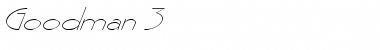 Download Goodman 3 Italic Font Title Preview