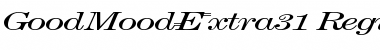 Download GoodMoodExtra31 Regular Font Title Preview