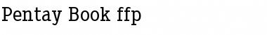 Download Pentay Book Font Title Preview