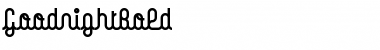 Download GoodnightBold Regular Font Title Preview