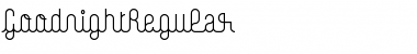 Download GoodnightRegular Regular Font Title Preview