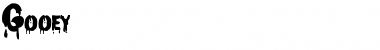 Download Gooey Gooey Font Title Preview