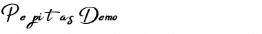 Download Pepitas Demo Font Title Preview