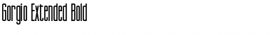 Download Gorgio Extended Bold Font Title Preview