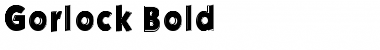 Download Gorlock Bold Font Title Preview