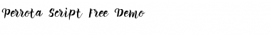 Download Perrota Typeface Regular Font Title Preview