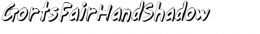 Download Gort's/Fair/Hand/Shadow shadow normal Font Title Preview