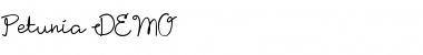 Download Petunia Regular Font Title Preview