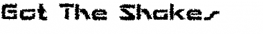 Download Got The Shakes Regular Font Title Preview