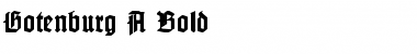 Download Gotenburg A Bold Font Title Preview