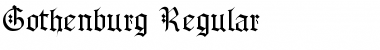 Download Gothenburg Regular Font Title Preview