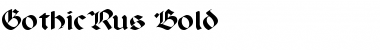 Download GothicRus Medium Font Title Preview