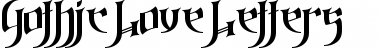 Download Gothic_Love_Letters Regular Font Title Preview
