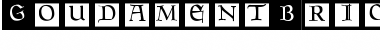 Download GoudamentBricks Regular Font Title Preview