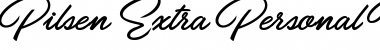 Download Pilsen Extra Personal Use Regular Font Title Preview