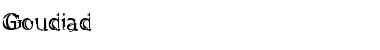 Download Goudiad Regular Font Title Preview