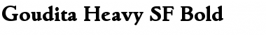 Download Goudita Heavy SF Bold Font Title Preview