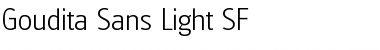 Download Goudita Sans Light SF Regular Font Title Preview