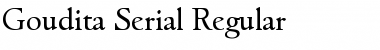 Download Goudita-Serial Regular Font Title Preview