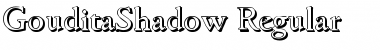 Download GouditaShadow Regular Font Title Preview