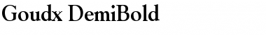 Download Goudx-DemiBold Regular Font Title Preview