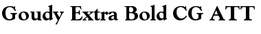 Download Goudy Extra Bold CG ATT Regular Font Title Preview