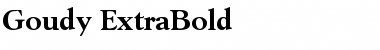 Download Goudy ExtraBold Font