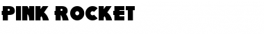 Download Pink Rocket Regular Font Title Preview