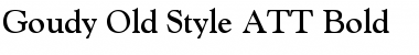 Download Goudy Old Style ATT Bold Font Title Preview